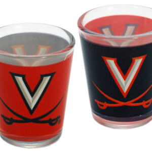 VIRGINIA CAVALIERS SHOTGLASS 2-TONE