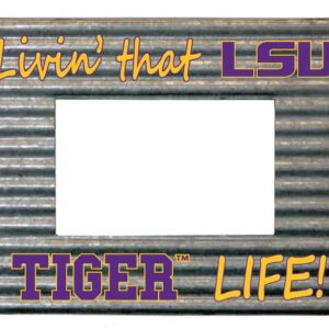 LSU TIGERS FRAME PHOTO GALV CORR LIVIN LIFE