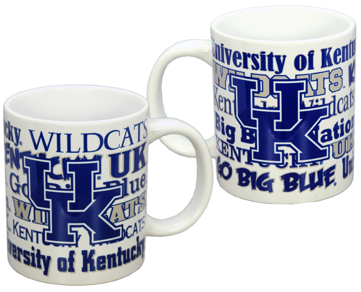 KENTUCKY WILDCATS MUG CERAMIC XXL LOGO WORDMARK (20oz)