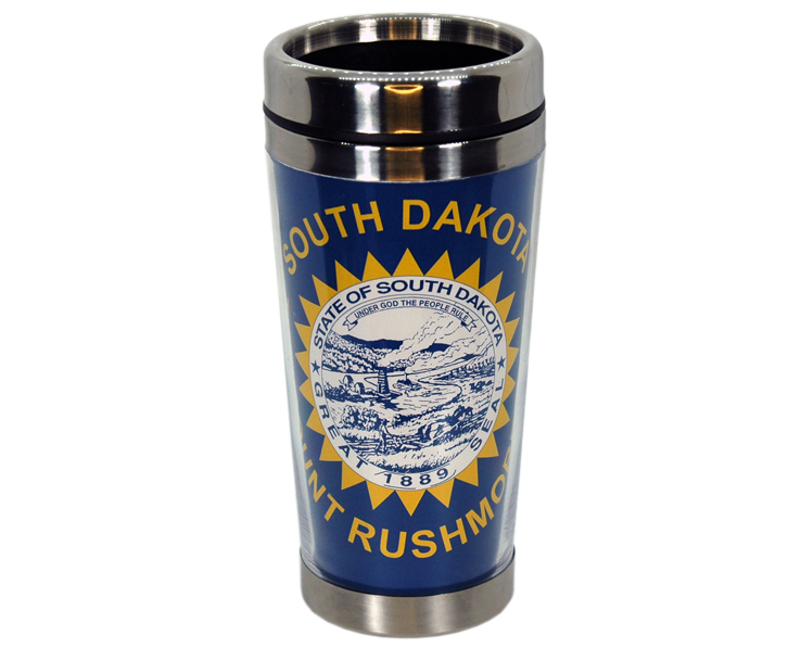 SOUTH DAKOTA MUG TRAVEL INSERT STATE FLAG