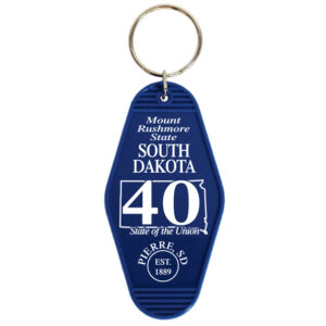 SOUTH DAKOTA KEYCHAIN MOTEL BLUE