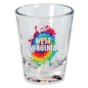 WEST VIRGINIA SHOTGLASS TIE DYE