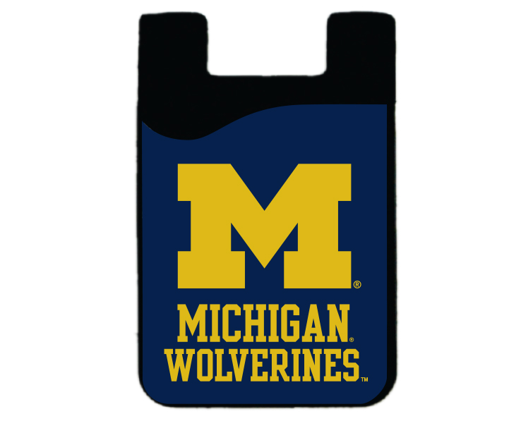 MICHIGAN WOLVERINES MEDIA CELL PHONE CARD HLDR