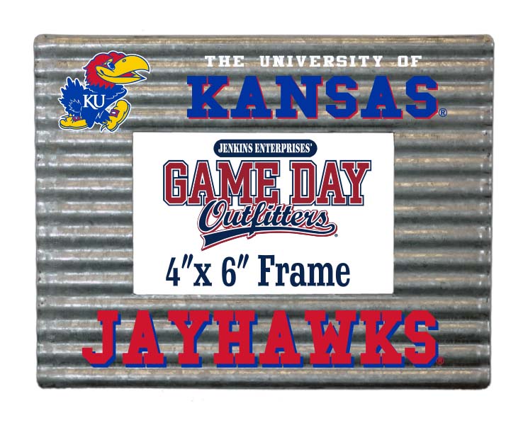KANSAS JAYHAWKS FRAME PHOTO GALV CORR UNIV