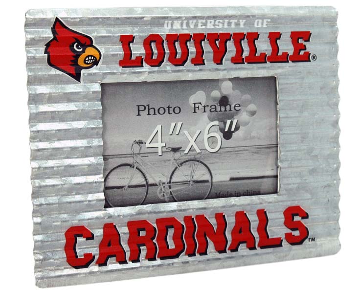 LOUISVILLE CARDINALS FRAME PHOTO GALV CORR UNIV