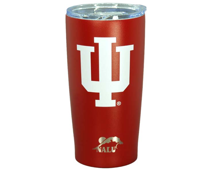 INDIANA HOOSIERS MUG TUMBLER SS LOGO RED (20oz)