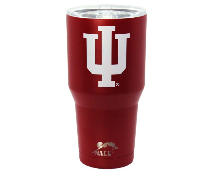 INDIANA HOOSIERS MUG TUMBLER SS LOGO RED (30oz)