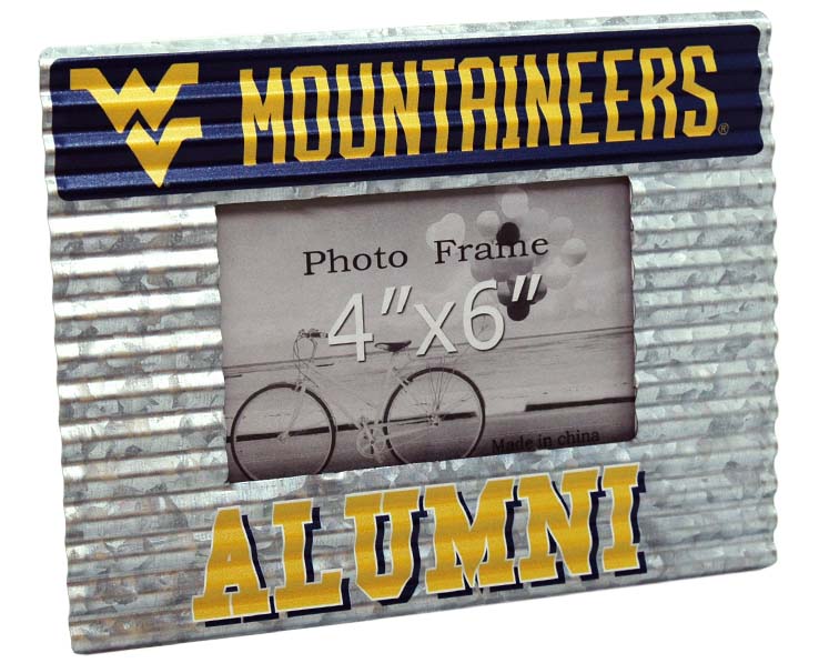 WEST VIRGINIA MOUNTAINEERS FRAME PHOTO GALV CORR ALUMNI