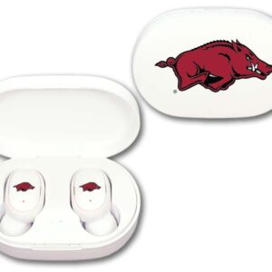 ARKANSAS RAZORBACKS MEDIA EARBUDS WIRELESS LOGO