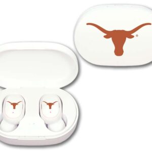 TEXAS LONGHORNS MEDIA EARBUDS WIRELESS LOGO