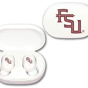 FLORIDA STATE SEMINOLES MEDIA EARBUDS WIRELESS LOGO