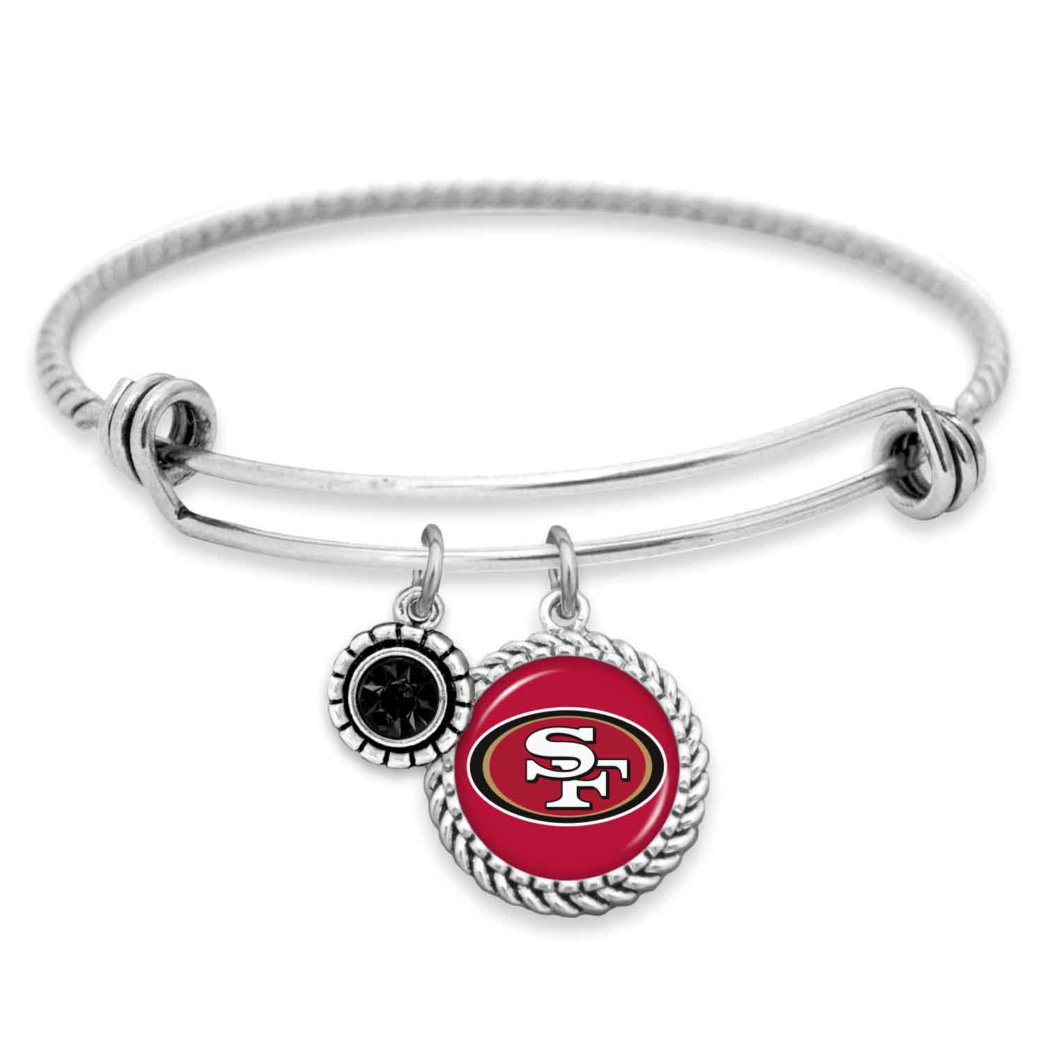 SAN FRANCISCO 49ERS JEWELRY BRACELET OLIVIA
