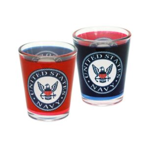 NAVY SHOTGLASS 2-TONE
