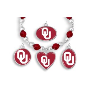 OKLAHOMA SOONERS BRACELET CHARM ASSORTED