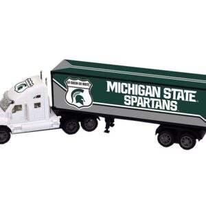 MICHIGAN STATE SPARTANS TOY TRUCK BIG RIG INTERSTATE WHT
