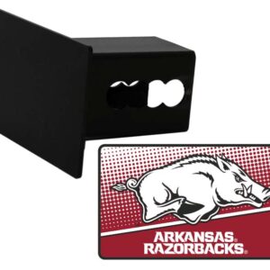 ARKANSAS RAZORBACKS CAR TRAILER HITCH COVER DOT PATTERN