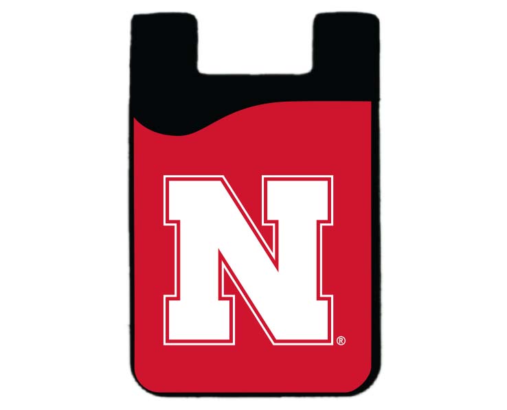 NEBRASKA CORNHUSKERS MEDIA CELL PHONE CARD HLDR LOGO