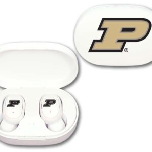 PURDUE BOILERMAKERS MEDIA EARBUDS WIRELESS LOGO