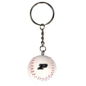PURDUE BOILERMAKERS KEYCHAIN BASEBALL