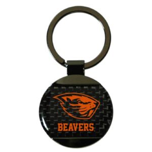 OREGON STATE BEAVERS KEYCHAIN CARBON FIBER RD