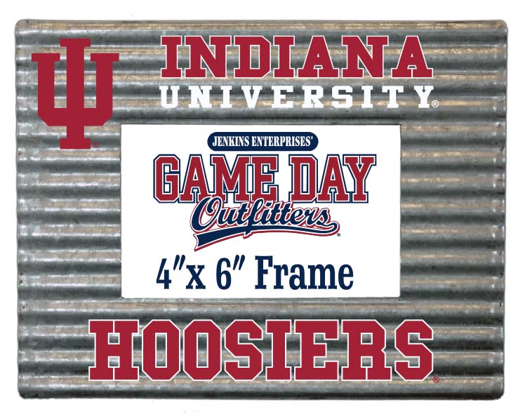 INDIANA HOOSIERS FRAME PHOTO GALV CARR UNIV