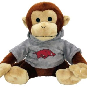 ARKANSAS RAZORBACKS PLUSH MONKEY W HOODIE