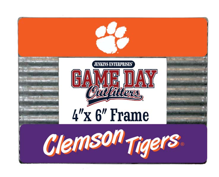 CLEMSON TIGERS FRAME PHOTO GALV CARR 3-TIER