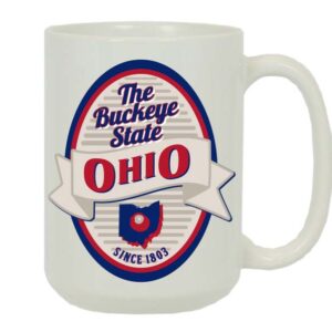 OHIO MUG CERAMIC GRANDE LABEL (15oz)