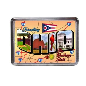 OHIO MAGNET ACRYLIC POSTCARD