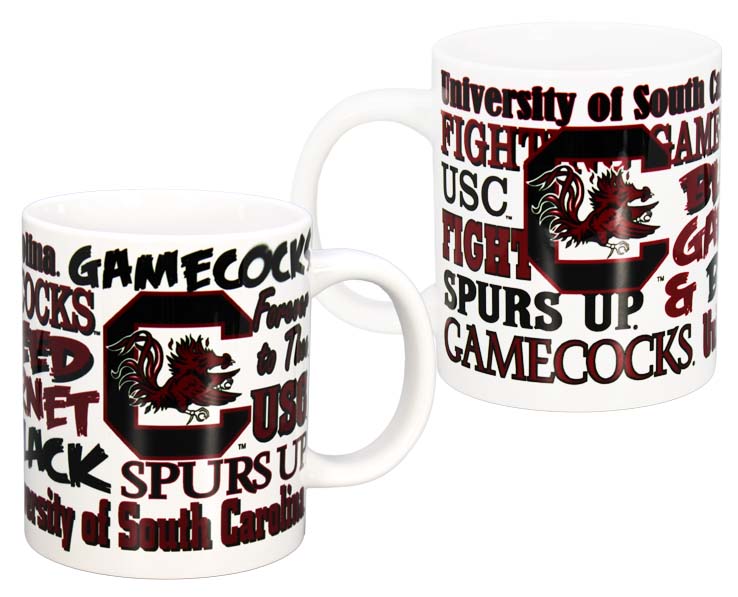 SOUTH CAROLINA GAMECOCKS MUG CERAMIC XXL LOGO WORDMARK (20oz)