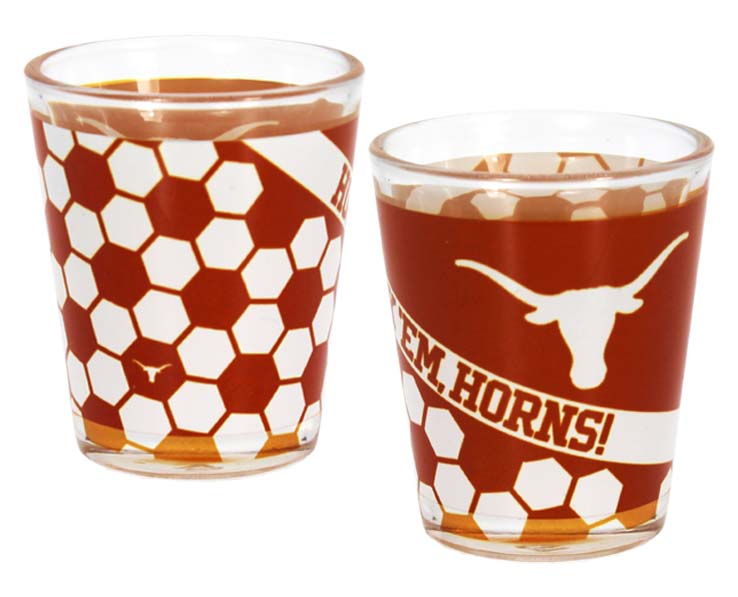 TEXAS LONGHORNS SHOTGLASS HONEYCOMB