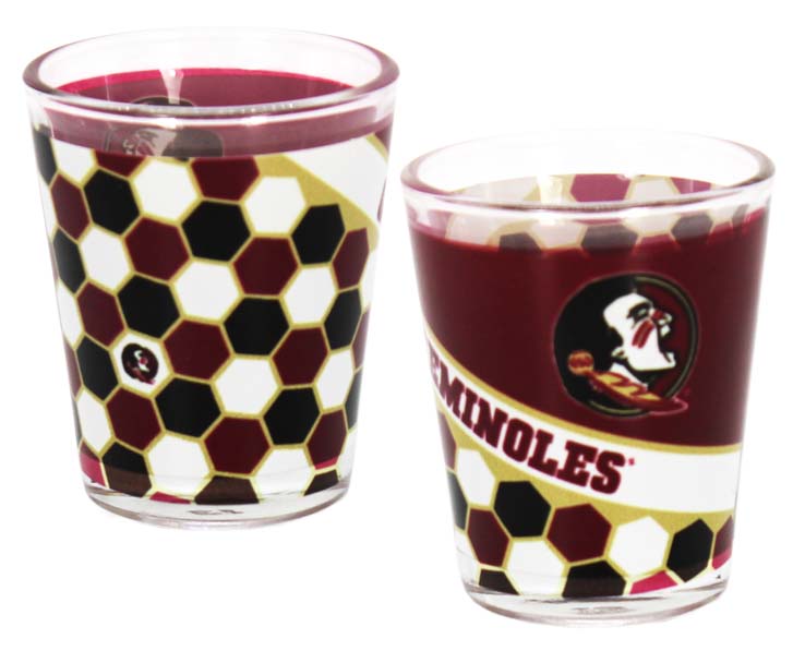 FLORIDA STATE SEMINOLES SHOTGLASS HONEYCOMB
