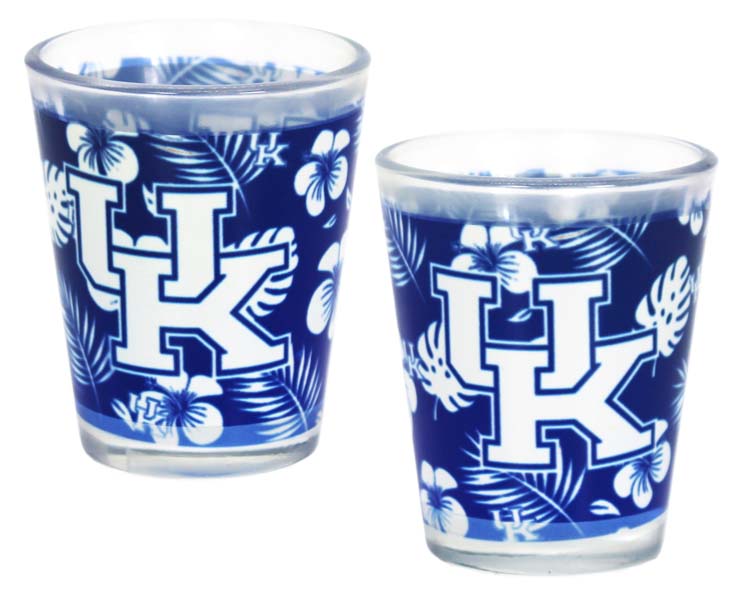 KENTUCKY WILDCATS SHOTGLASS ALOHA