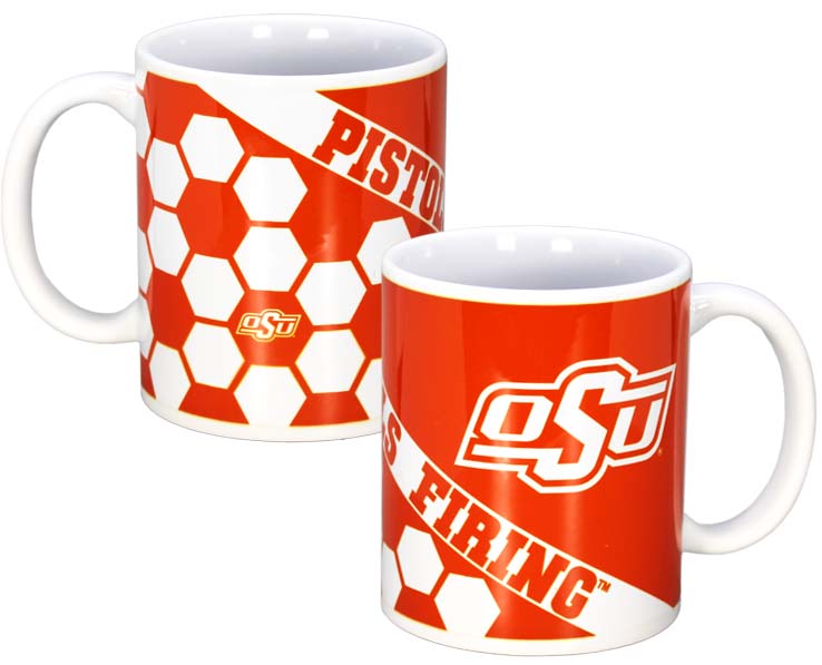 OKLAHOMA STATE COWBOYS MUG CERAMIC HONEYCOMB (11oz)