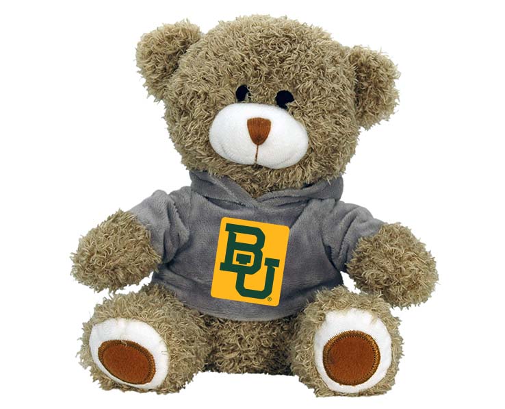 BAYLOR BEARS PLUSH BEAR TEDDY W HOODIE