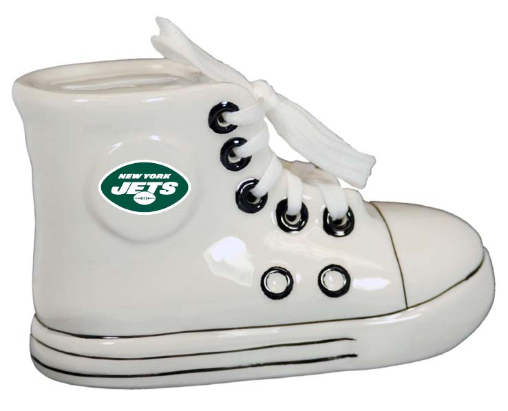 NEW YORK JETS BANK SHOE WHT