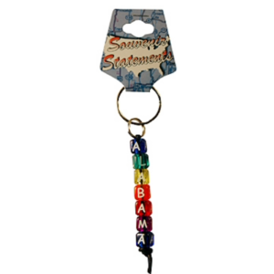 ALABAMA KEYCHAIN BEADED