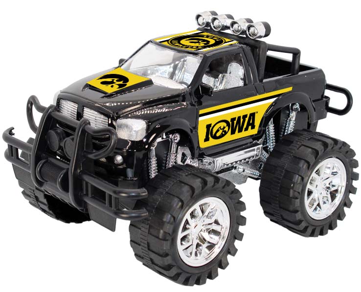 IOWA HAWKEYES TOY TRUCK MONSTER BLK