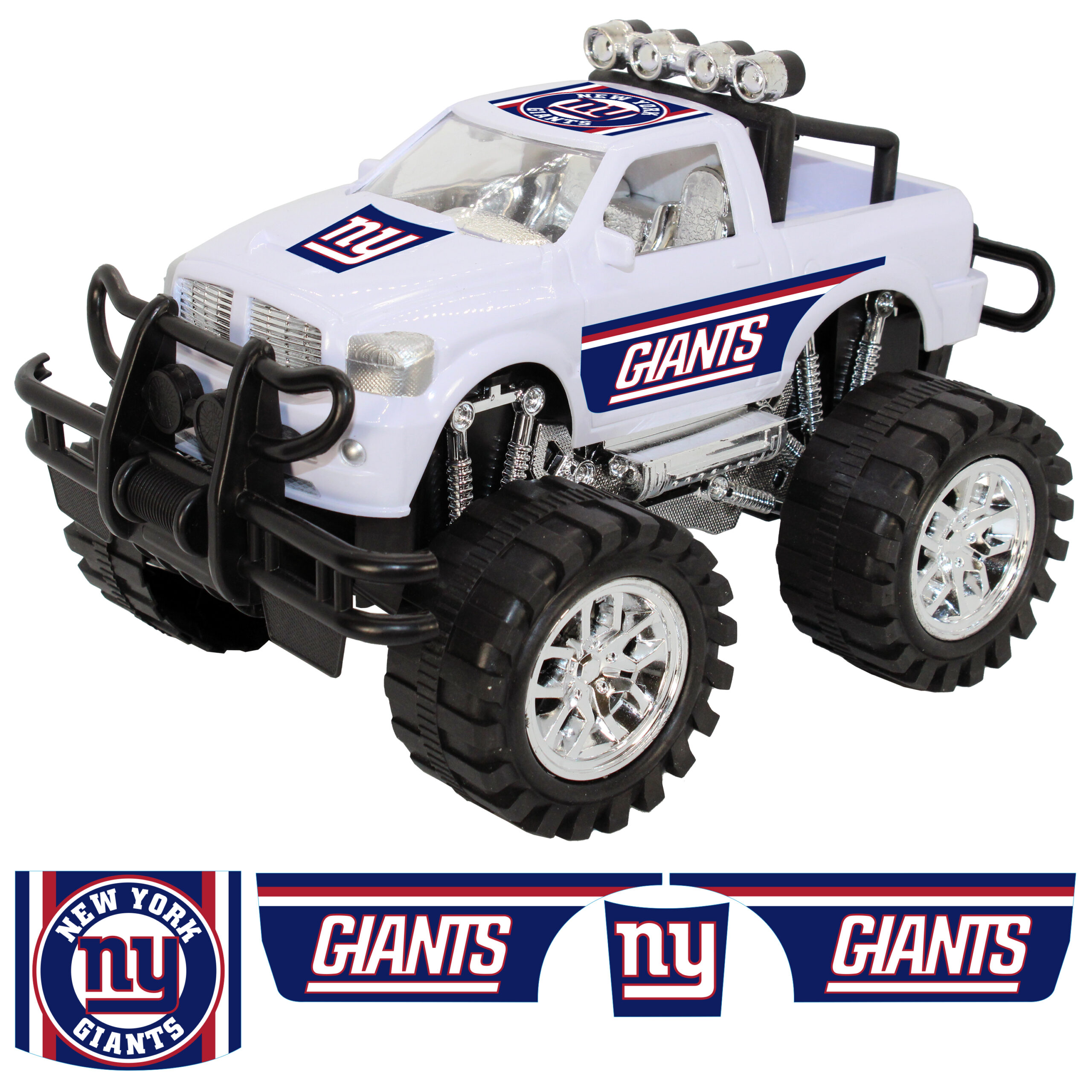 NEW YORK GIANTS TOY TRUCK MONSTER WHT