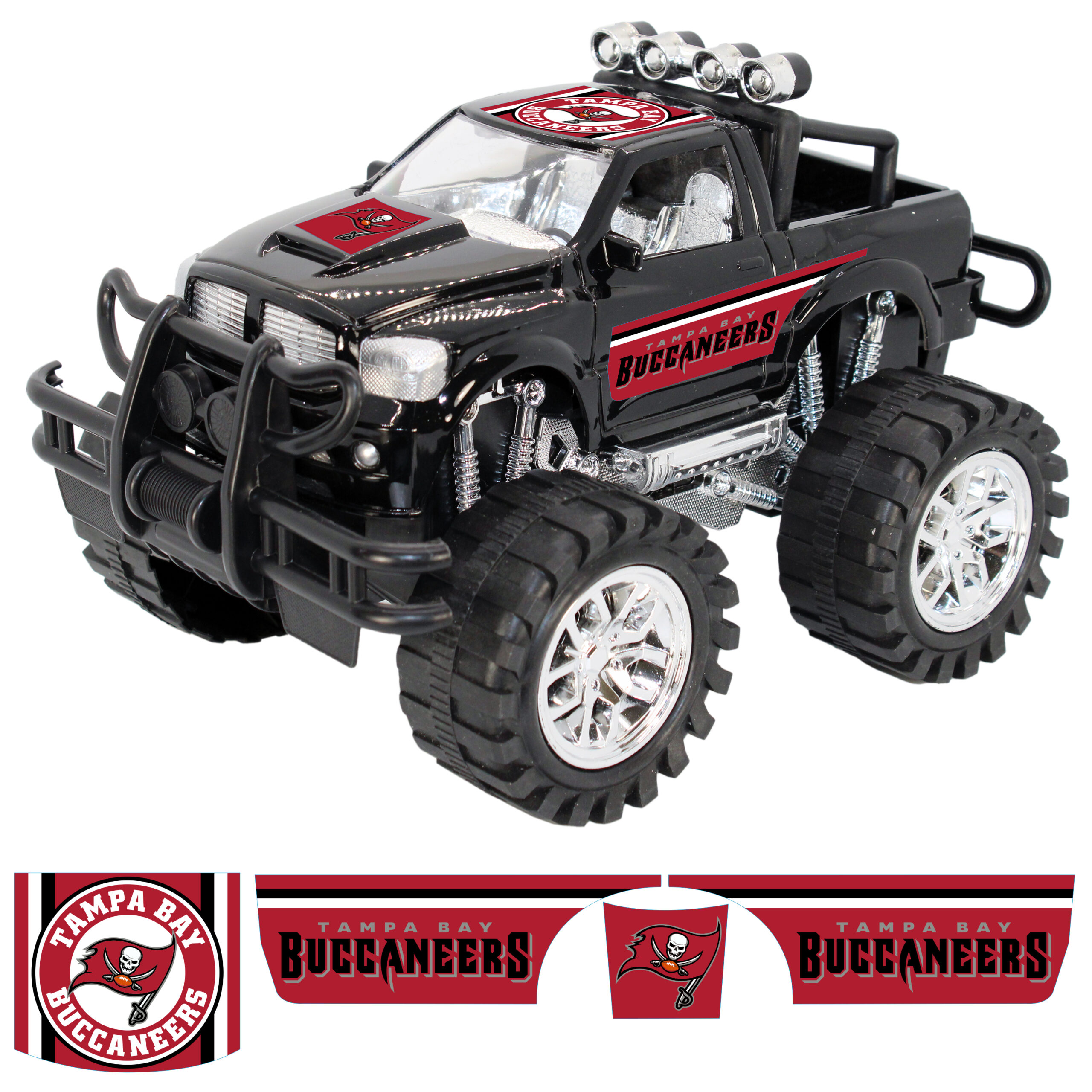 TAMPA BAY BUCCANEERS TOY TRUCK MONSTER BLK