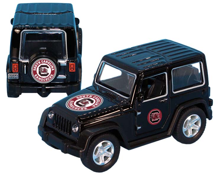 SOUTH CAROLINA GAMECOCKS TOY TRUCK ATV PULL BACK BLK 12DP