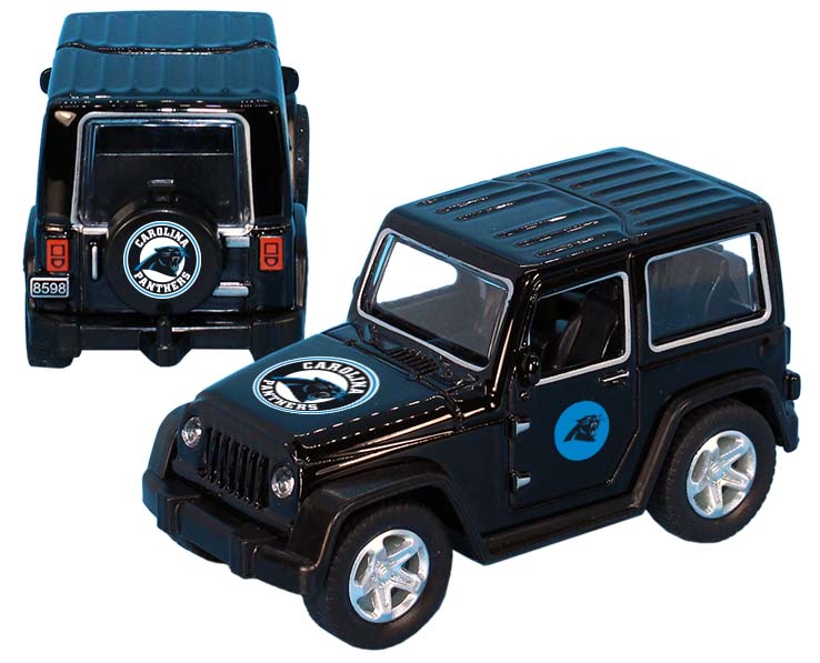 CAROLINA PANTHERS TOY TRUCK ATV PULL BACK BLK
