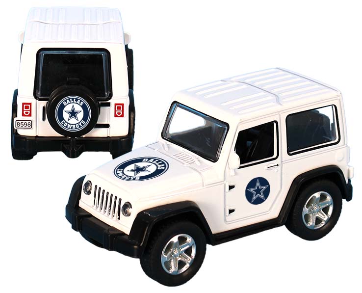 DALLAS COWBOYS TOY TRUCK ATV PULL BACK WHT