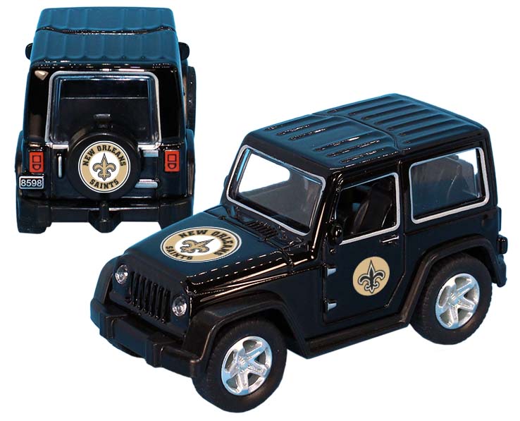NEW ORLEANS SAINTS TOY TRUCK ATV PULL BACK BLK