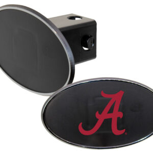 ALABAMA CRIMSON TIDE CAR TRAILER HITCH COVER OVAL