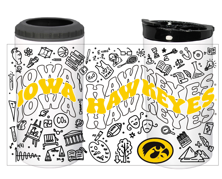 IOWA HAWKEYES KOOLIE METAL 4-IN-1 DOODLES