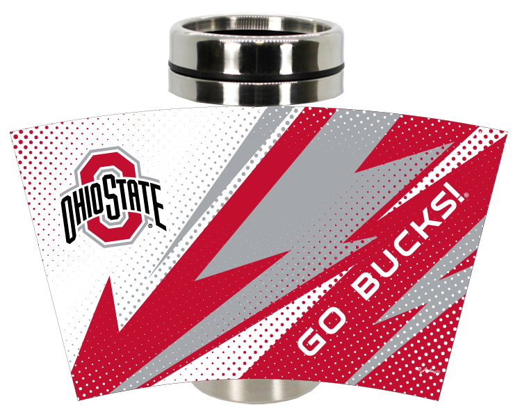 OHIO STATE BUCKEYES MUG TRAVEL INSERT BOLT (14OZ)