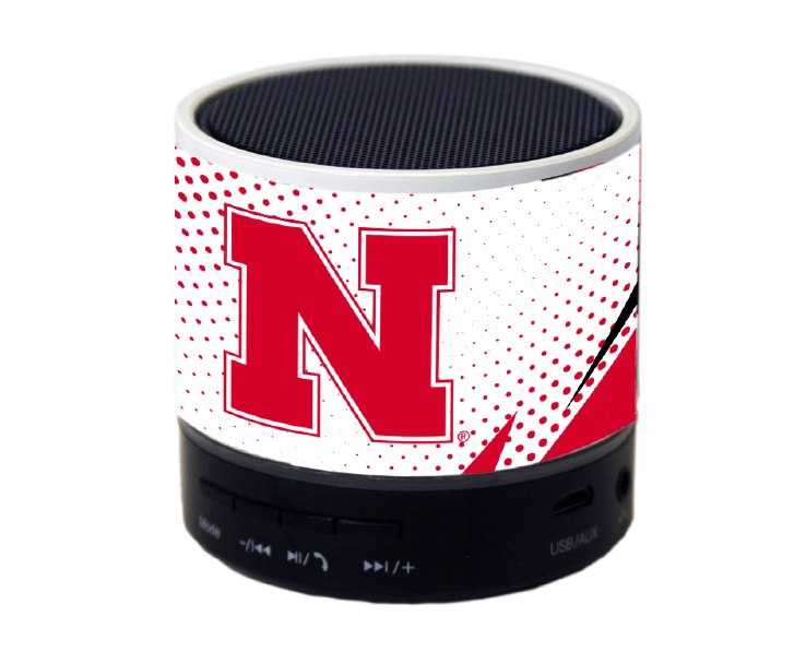 NEBRASKA CORNHUSKERS MEDIA SPEAKER MINI BLUETOOTH BOLT